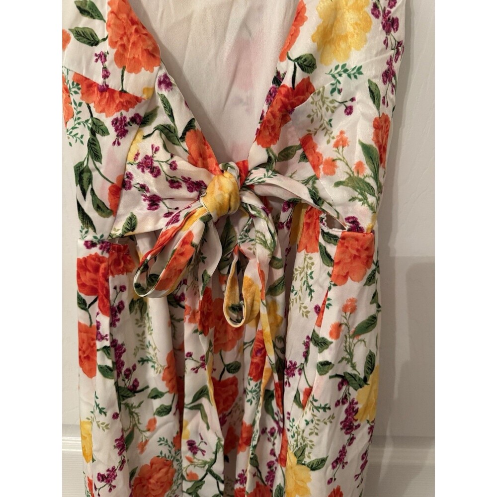 NWT Francesca's Johnie Halter Dress Sz XL Floral Midi Cottagecore Girly - Picture 12 of 16